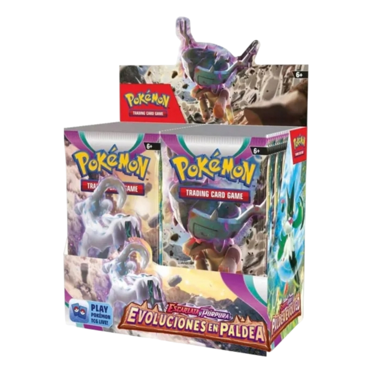 Booster Box Pokémon Evoluciones en Paldea, caja de 36 sobres