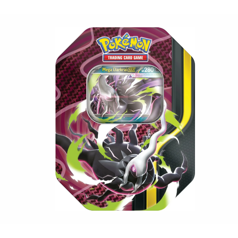 Llauna Pokémon Mega Darkrai ex amb carta promocional