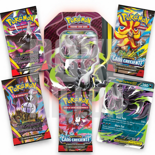 Llauna Mega Darkrai ex i sobres